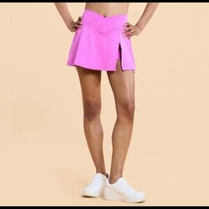 Blogilates Women's Criss Cross Slit High-Rise Skort